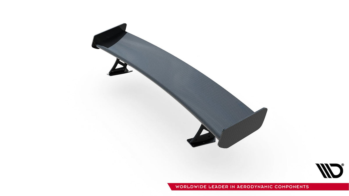 Alerón de carbono con soportes externos + LED para Audi A3 / A3 S-Line / S3 / RS3 Sedan 8V / 8V Facelift
