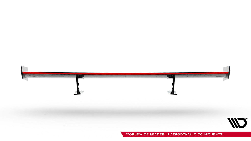Alerón de carbono con soportes internos + LED para Audi A3 / A3 S-Line / S3 / RS3 Sedan 8V / 8V Facelift