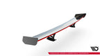 Alerón de carbono con soportes internos + LED para Audi A3 / A3 S-Line / S3 / RS3 Sedan 8V / 8V Facelift