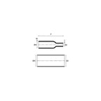 Ecumaster MS-2A/I-01 Straight Heat-Shrink Boot