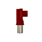 Conector Ecumaster RL00801-50RE; 8,0 mm; RADLOK-50 mm; Rojo