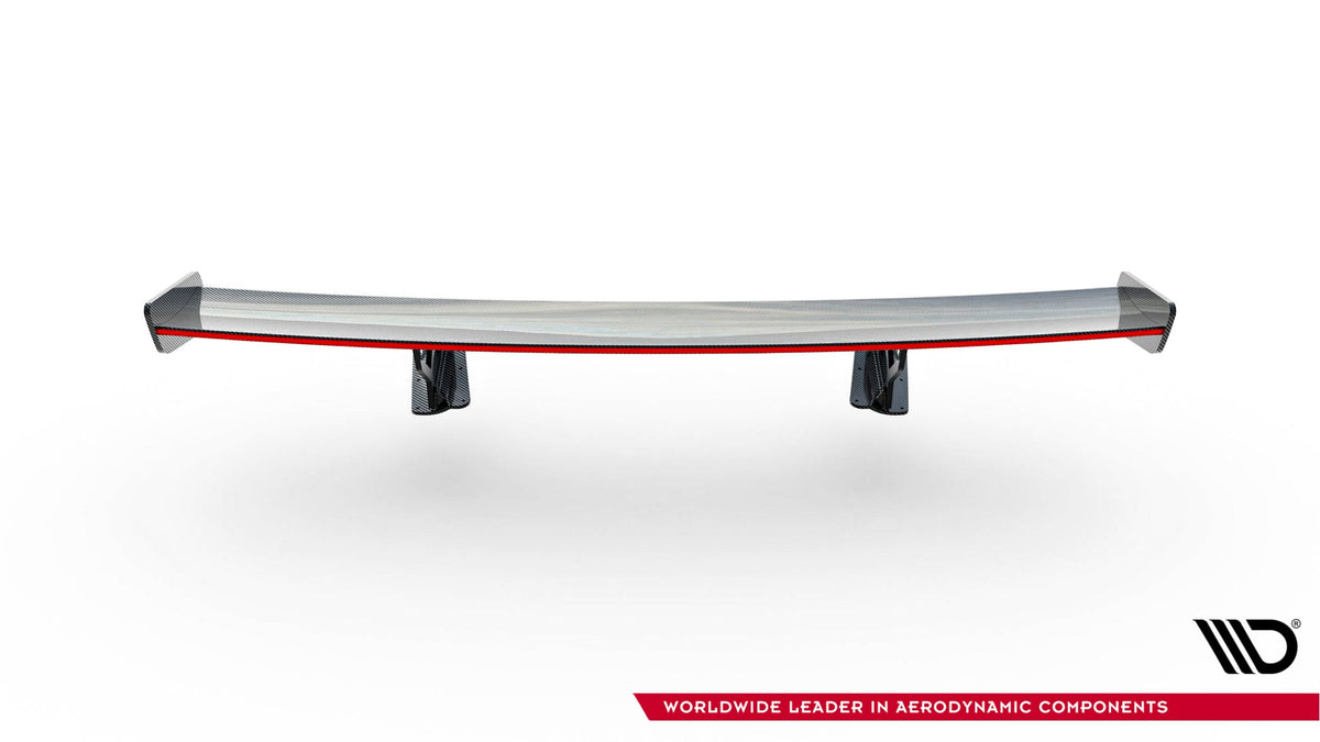 Alerón de carbono con soportes internos + LED para Chevrolet Corvette Stingray / Grand Sport C7