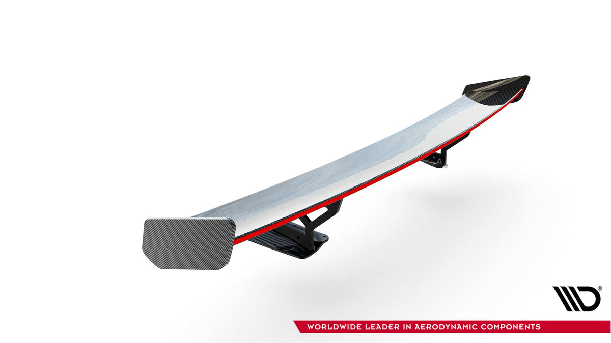 Alerón de carbono con soportes internos + LED para Chevrolet Corvette Stingray / Grand Sport C7