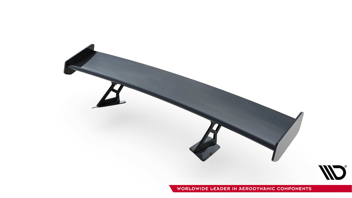 Alerón de carbono con soportes internos + LED para Chevrolet Corvette Stingray / Grand Sport C7