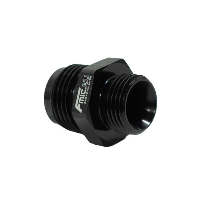 Adaptador de conexión de manguera JIC AN8 ORB macho a AN10 macho, color negro.