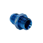 Adaptador de conexión para manguera AN6 ORB macho a AN6 macho JIC azul