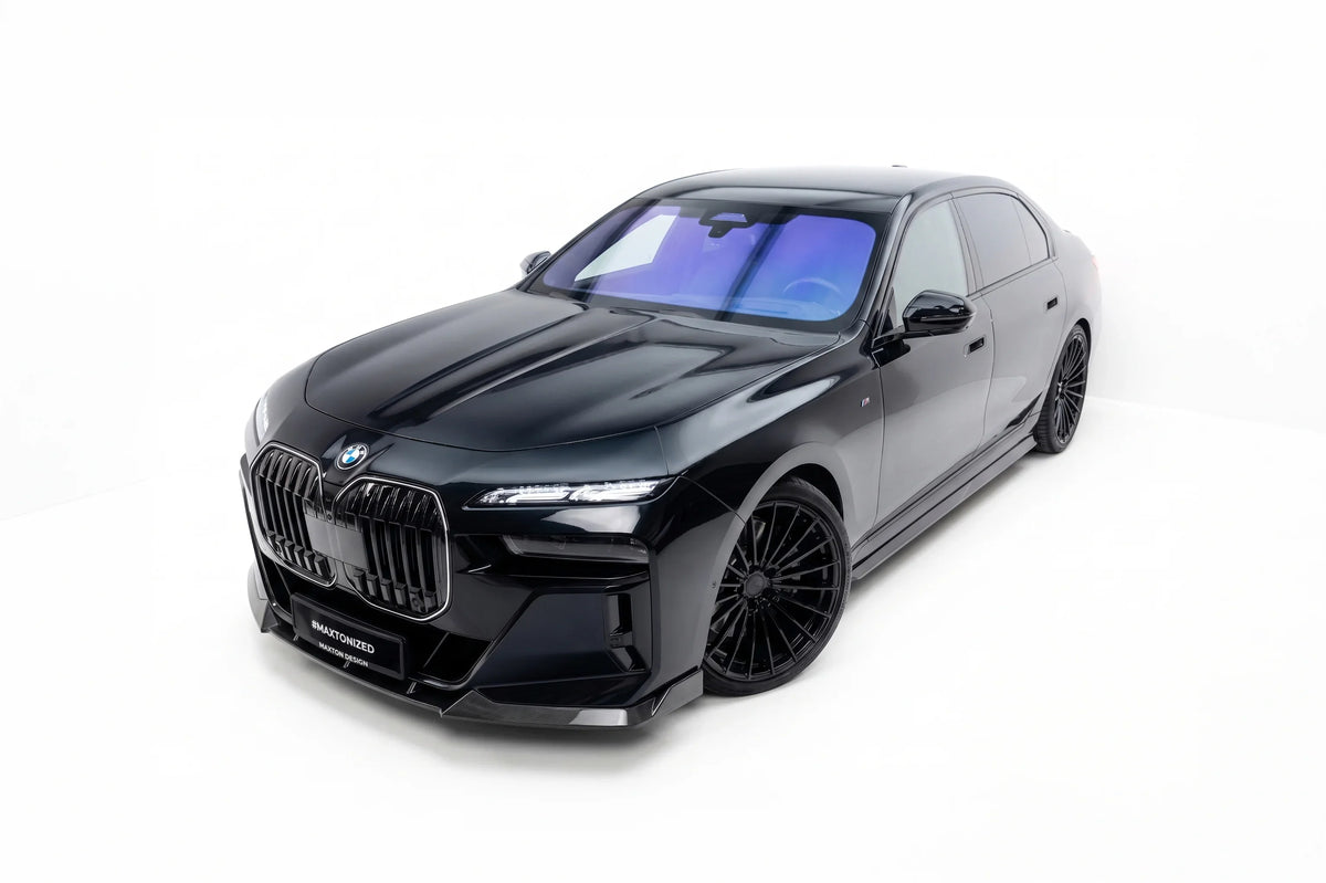 Splitter delantero de fibra de carbono prepreg para BMW 7 M-Pack / M760e / i7 M-Pack G70