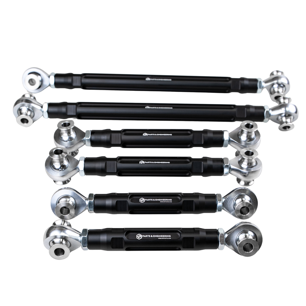 Adjustable Rear Control Arms Machined from Aluminum for BMW E9X/E8X