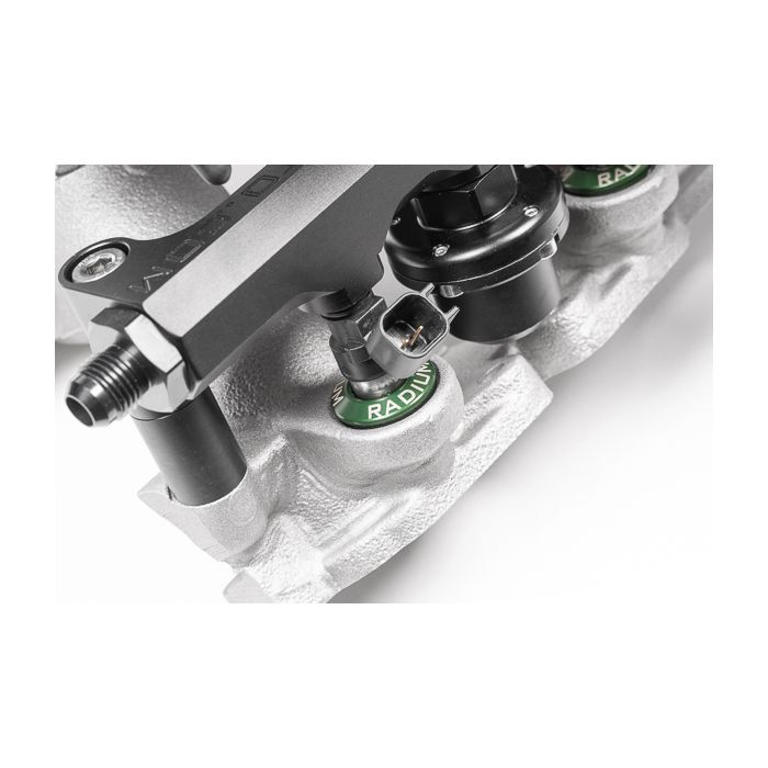 Asiento de inyector de 25 mm para rieles de combustible de conversión de alimentación superior Nissan Radium Engineering