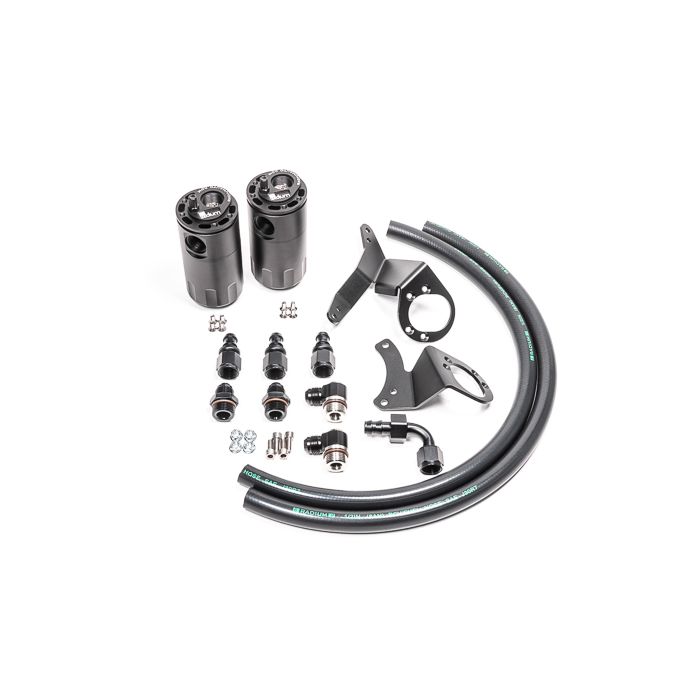 Kit de doble depósito de recuperación de aceite para Ford Mustang GT 11-14 Fluid Lock Radium Engineering