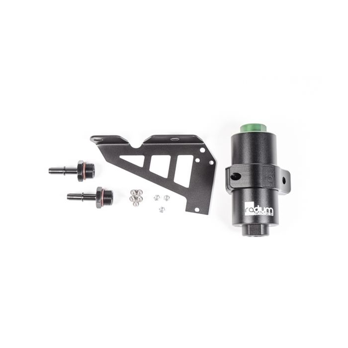 Kit de filtro de combustible para Ford Focus 16-18 RS, acero inoxidable, 10 micras, Radium Engineering