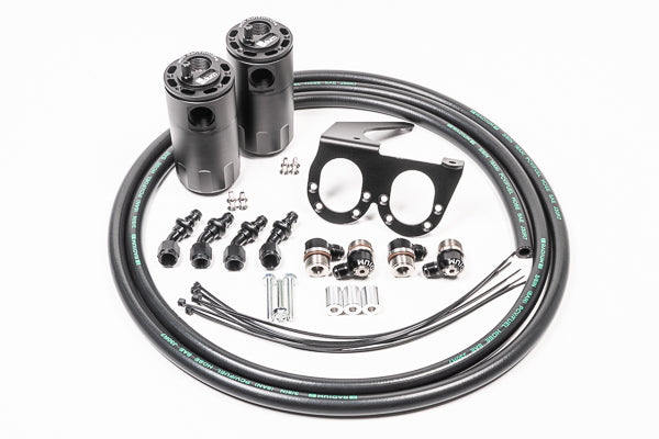 Kit Dual Catch Can CCV para Nissan R35 GT-R Fluid Lock Radium Engineering