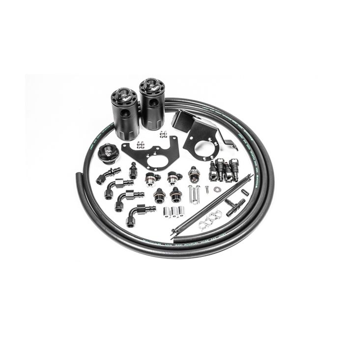Kit de doble depósito de recuperación de fluidos para Cadillac CTS-V Fluid Lock Radium Engineering
