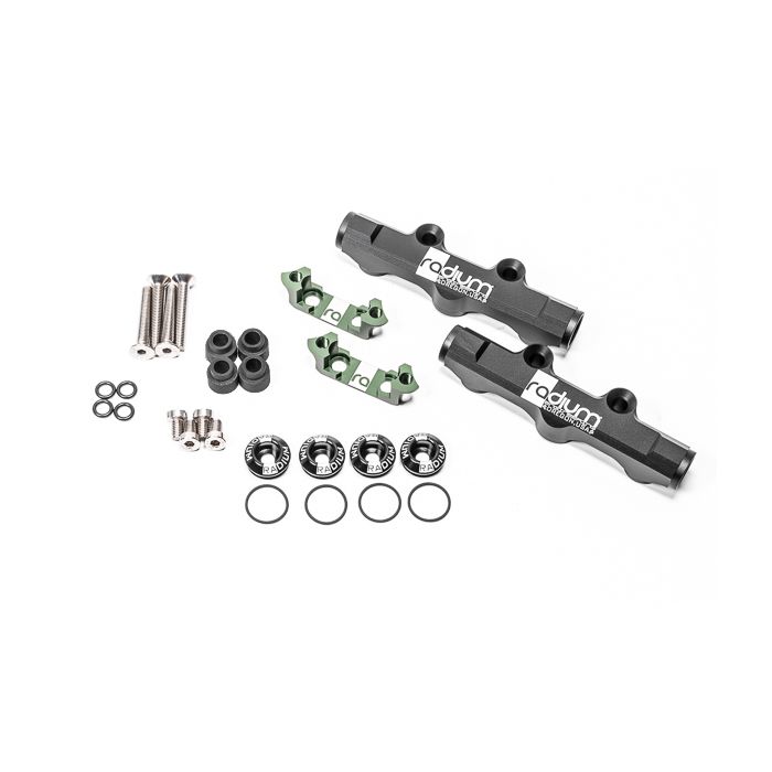 Conversión de rieles de combustible de alimentación superior para Subaru EJ V1-2 Radium Engineering