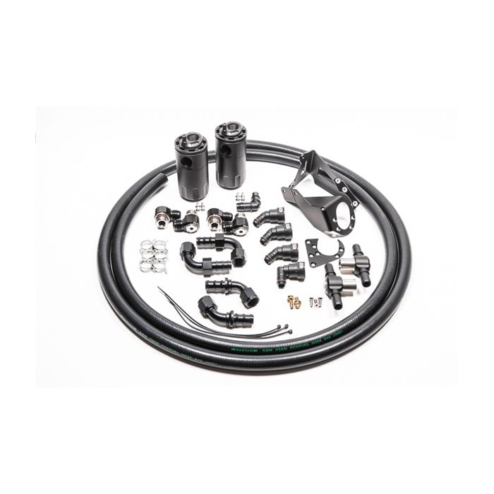 Dual Catch Can Kit for Nissan R32 GT-R Fluid Lock Radium Engineering