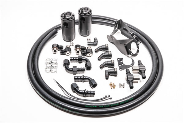 Kit de catch tank doble para Nissan R32 GT-R Fluid Lock Radium Engineering