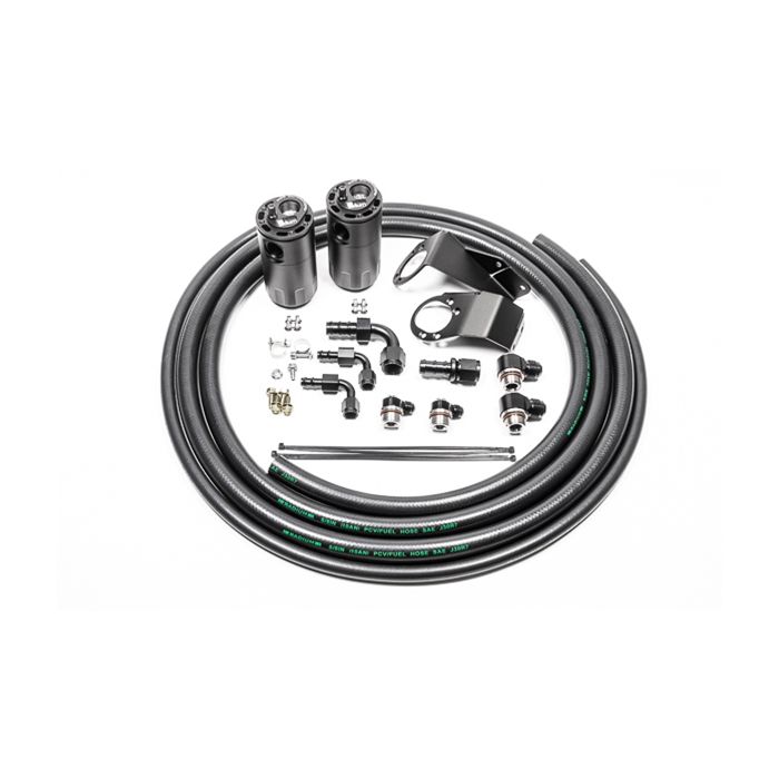 Kit de doble depósito de recuperación de aceite para Nissan S13 Fluid Lock Radium Engineering