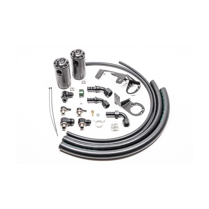 Toyota MK5 Supra Fluid Recovery Dual Catch Can Kit Radium Engineering