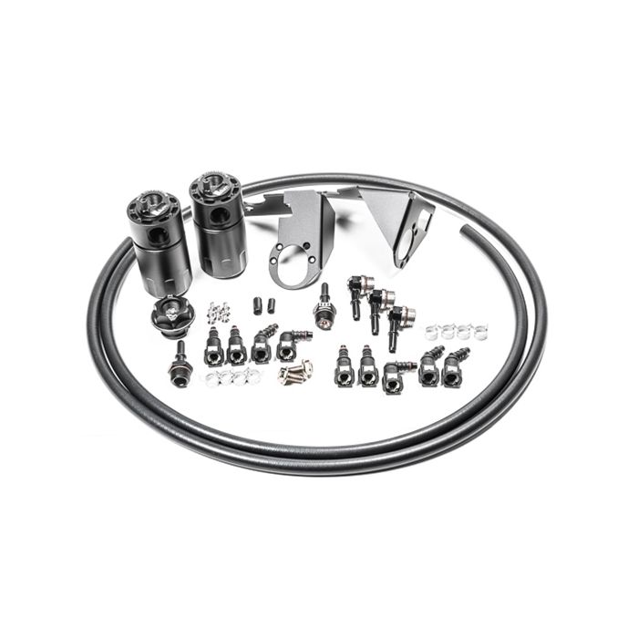 Kit de doble depósito de recuperación de aceite para Chevrolet Corvette 05-13 Fluid Lock Radium Engineering