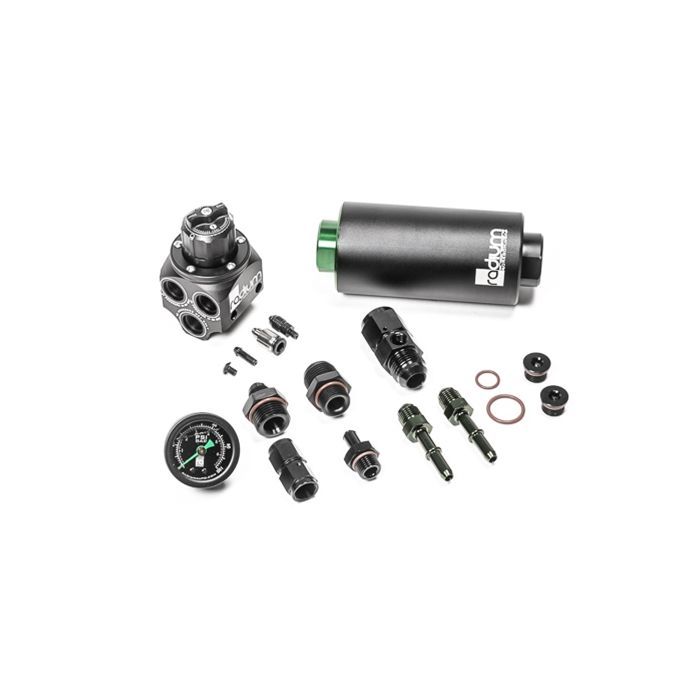 Fuel Pressure Regulator and Fuel Filter for BMW E46 01-06 Microglass Radium Engineering