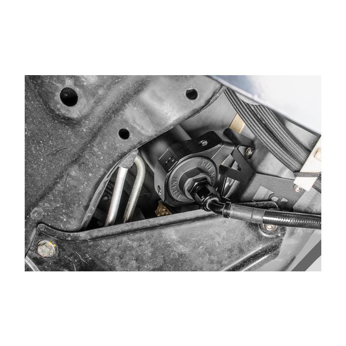 Radium Engineering Mitsubishi EVO X Hanger Style Fuel Feed Kit with Stainless Steel Filter