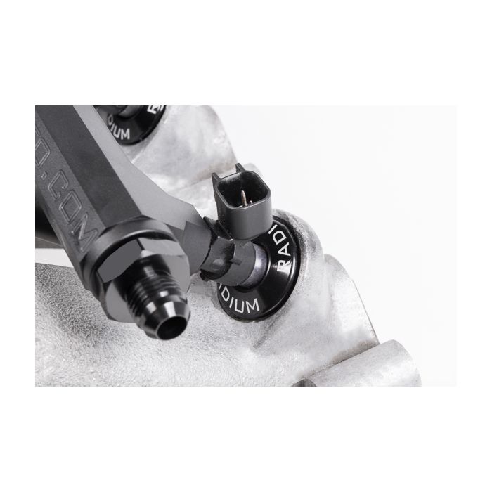 Asiento de inyector de 30 mm para rieles de combustible de conversión de alimentación superior Nissan Radium Engineering
