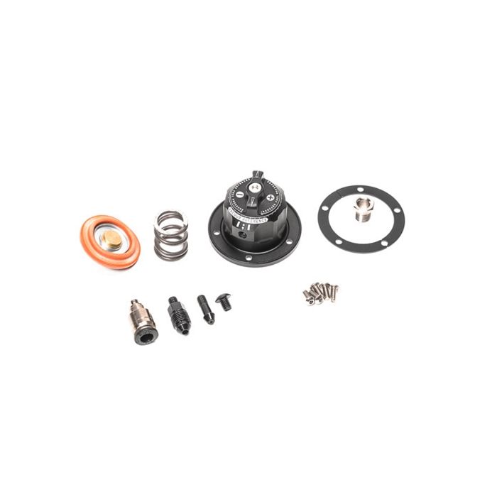 Radium Engineering RA Series Fuel Pressure Regulator Conversion Kit, Black.