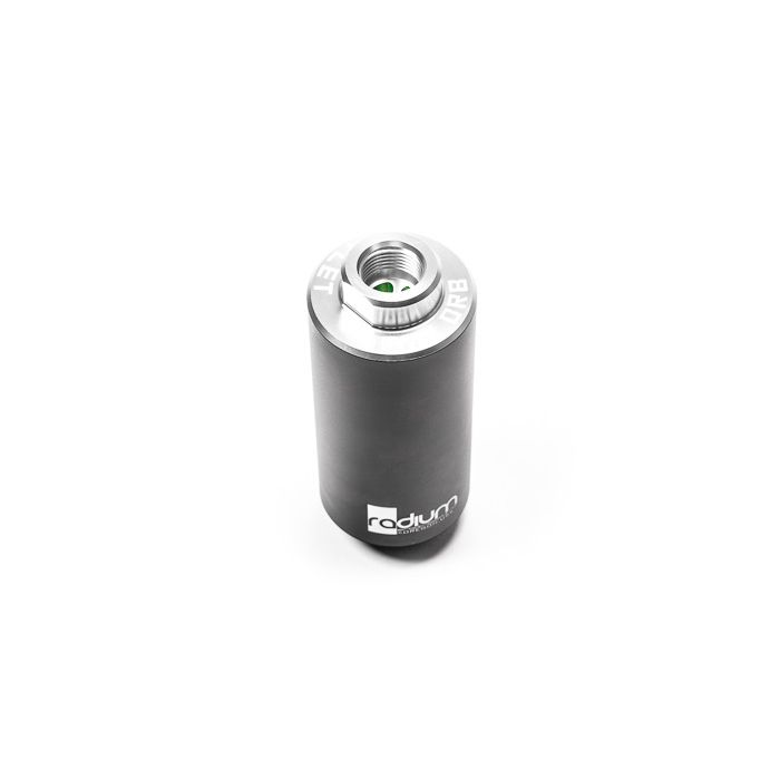 Válvula de retención del filtro de combustible de acero inoxidable de 10 micras de Radium Engineering