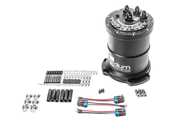 Tanque de compensación de combustible con bomba múltiple (MPFST) compatible con Walbro F90000267/274/285 Radium Engineering