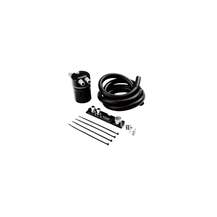 RTMG Performance Large Oil Catch Can Kit for 2.0 TFSI Black