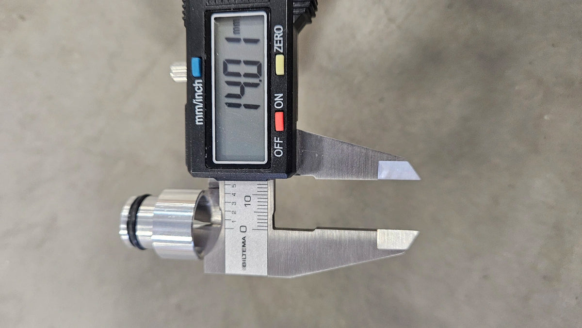 Adaptador/espaciador para Inyector de 14mm (para soldar)
