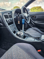 Short shifter Coolerworx para Toyota Celica GT Four ST205 NSB aspecto aluminio en bruto sin bloqueo estándar negro