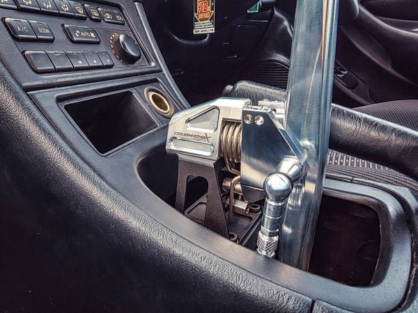 Coolerworx Short Shifter para Toyota Celica GT Four ST205 NSB aspecto aluminio en bruto sin bloqueo Drop Verde