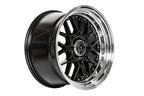 59°North Wheels D-010 10x18" ET25 5x114,3/5x120 Gloss black/polished lip
