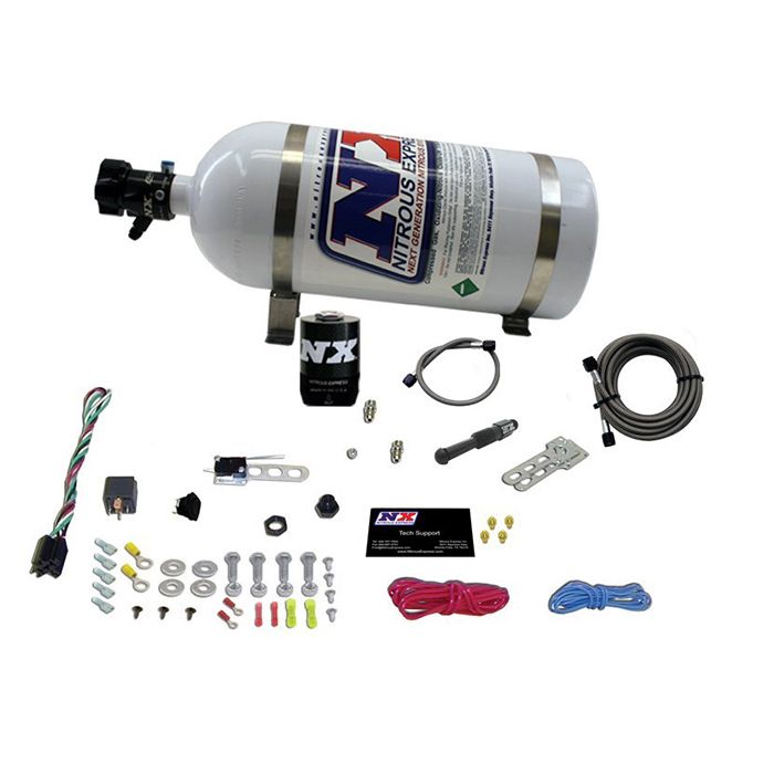 Sistema EFI seco universal, botella de 6,8 kg (15 lb) Nitrous Express NX-21000-15