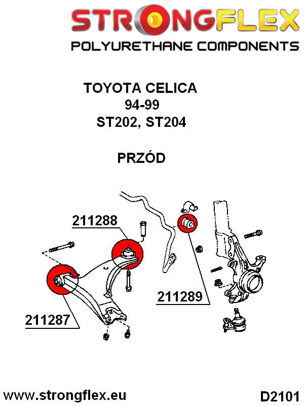 211289A: Silentblock delantero de barra estabilizadora SPORT
