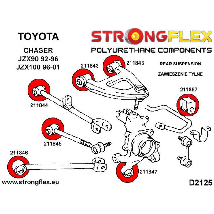 211844B: Rear track control arm inner bush