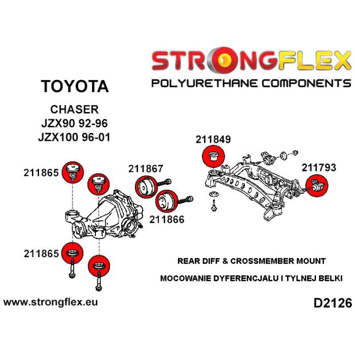 211849B: Rear subframe - front bush