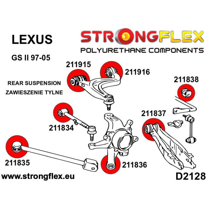 211916A: Rear upper arm – rear bush SPORT