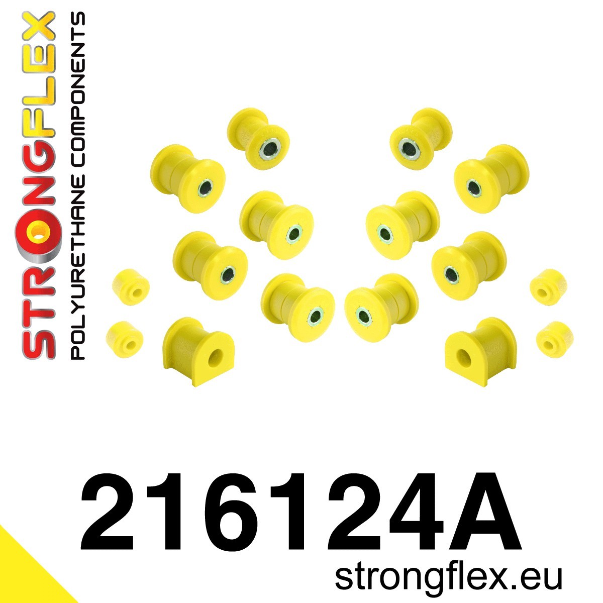 216124A: Kit de silentblocks de suspensión trasera SPORT