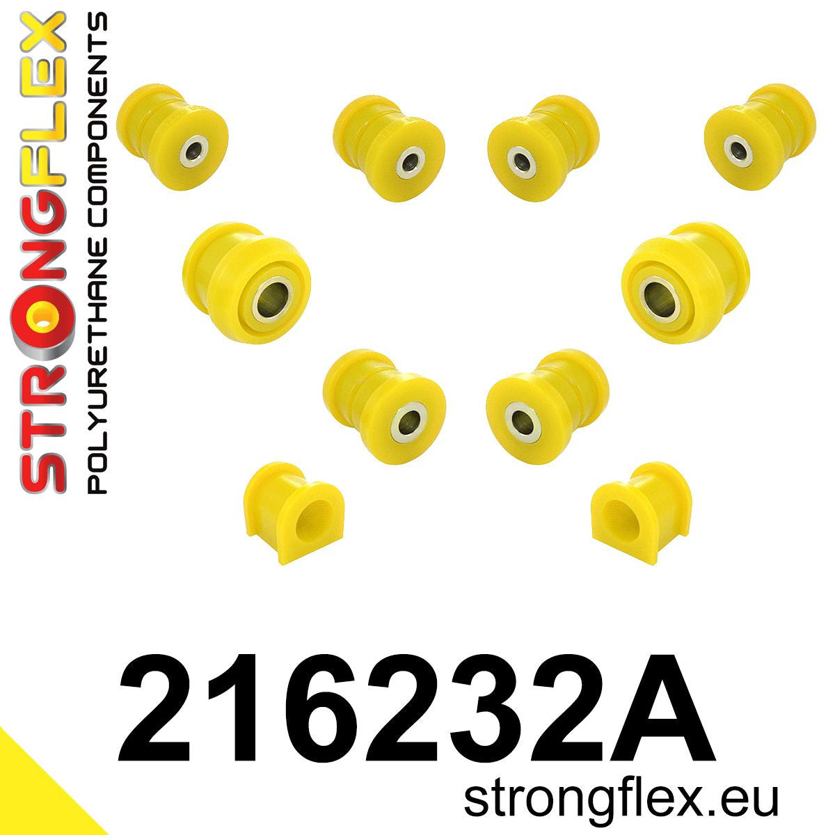 216232A: Kit de silentblocks de la suspensión delantera SPORT