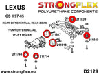 216234A: Kit de silentblocks del puente trasero SPORT