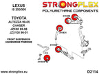 216241A: Kit completo de silentblocks de suspensión SPORT