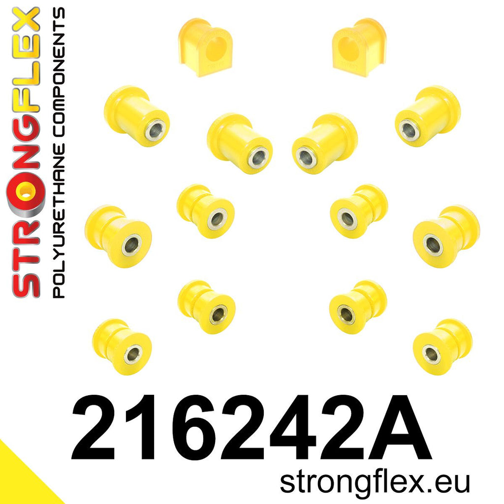 216242A: Kit de silentblocks de suspensión trasera SPORT
