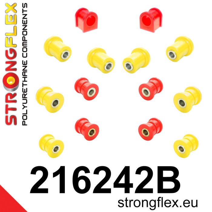 216242B: Rear suspension bushing kit