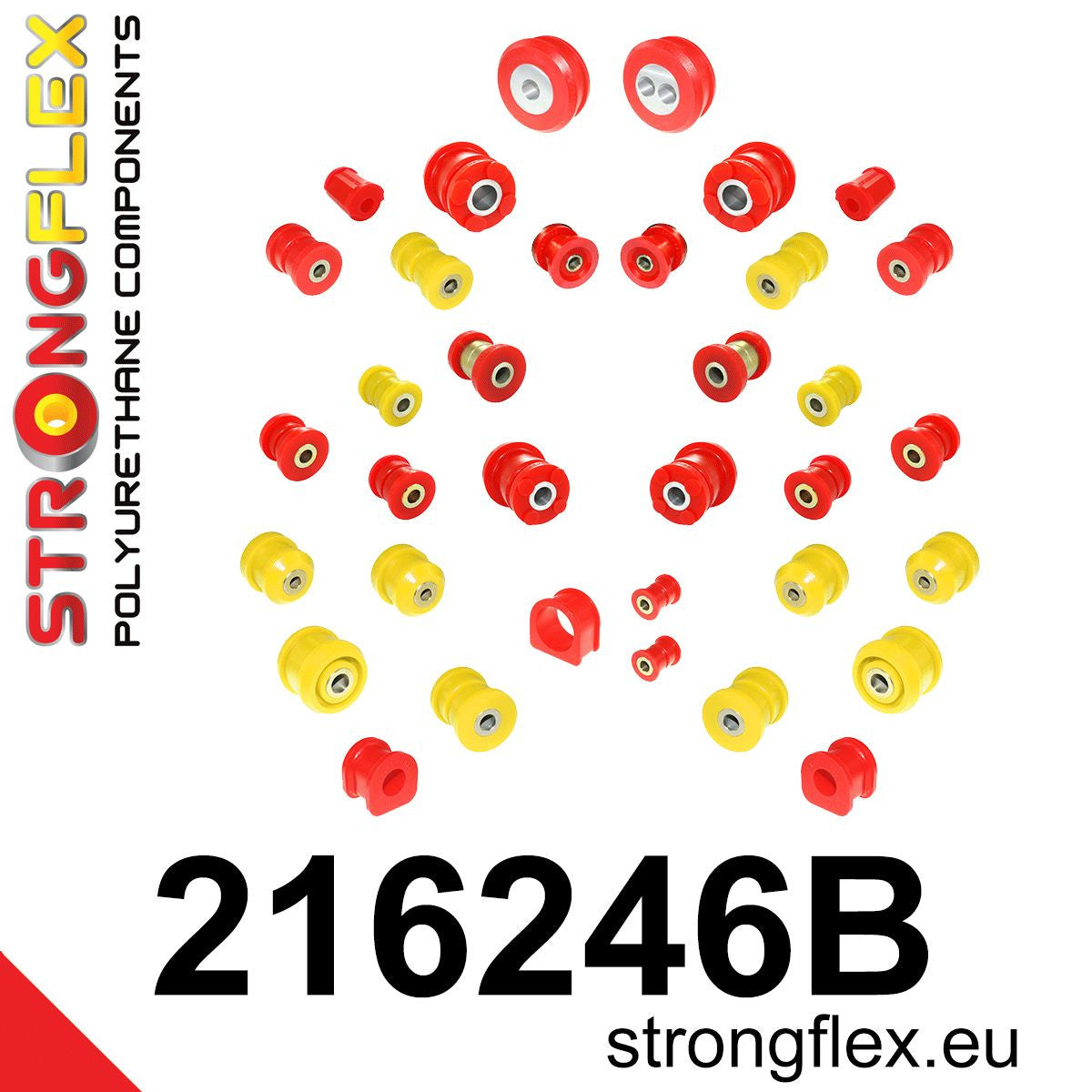 216246B: Kit completo de silentblocks de suspensión
