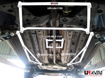 Barras de suelo Ultra Racing para Fiat Grande Punto 8V 1.4 06+