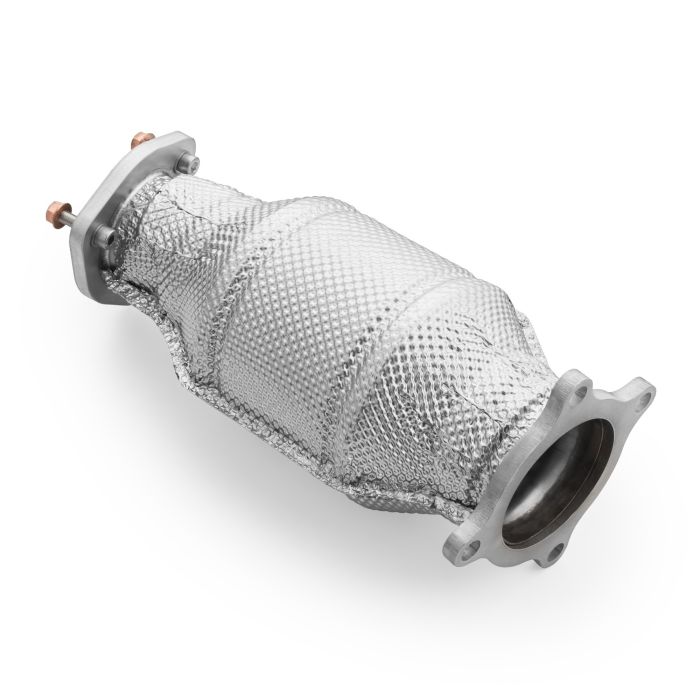 Downpipe para Audi A6 C8 Avant Quattro / S6 2.0 TFSI con protector térmico y catalizador EURO 6