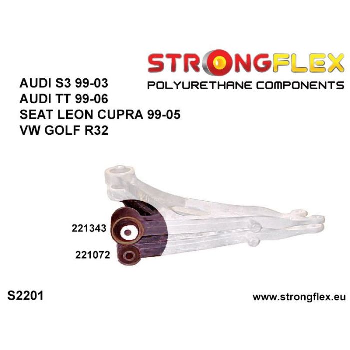 221072A: 30mm SPORT Front wishbone front bush