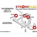 221384B: Front stabilizer bar inner bushing